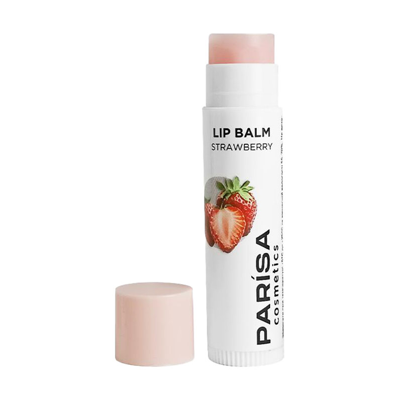 Гігієнічна помада для губ Parisa Cosmetics Strawberry Lip Balm LB-01 Полуниця, 4.5 г